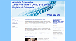 Desktop Screenshot of absolute-osteopathy.co.uk
