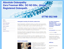 Tablet Screenshot of absolute-osteopathy.co.uk
